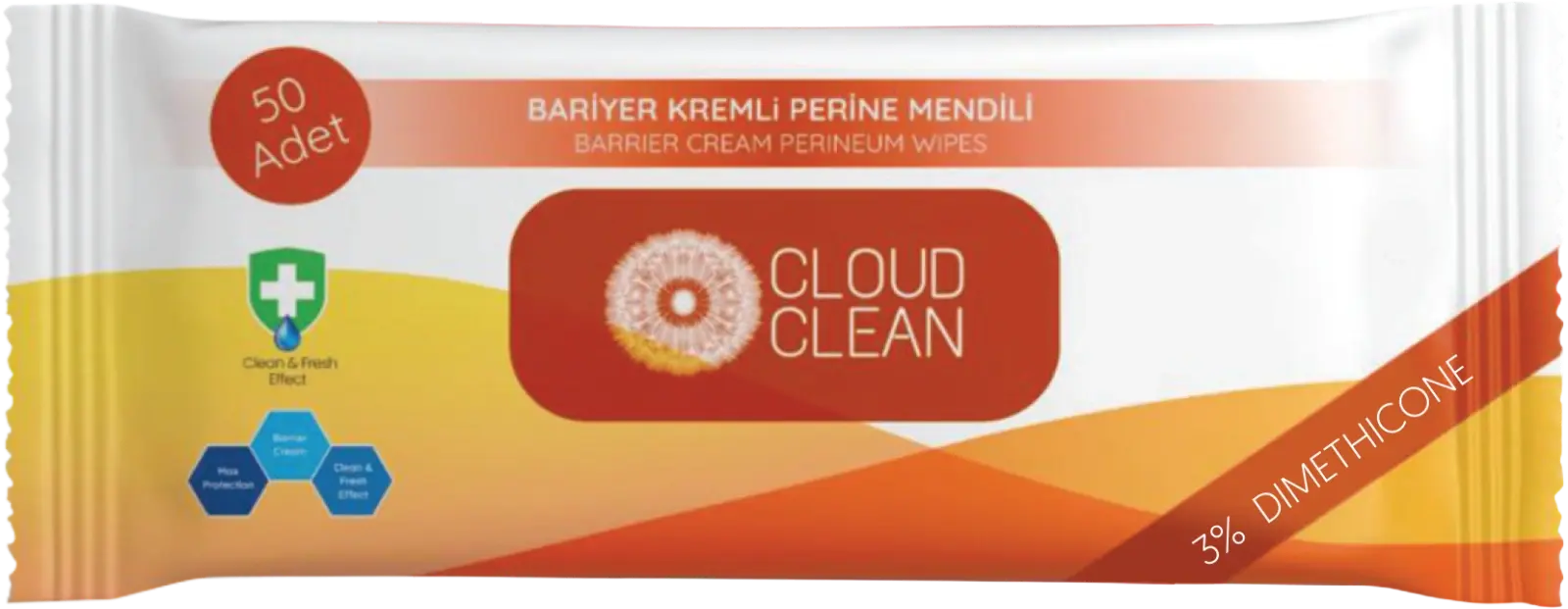 Cloud Clean Bariyer Kremli Perina Mendili
